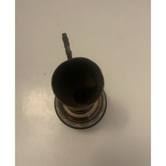 Hand Made in Greece beautiful 5” tall" vase! - Picture 5 of 9